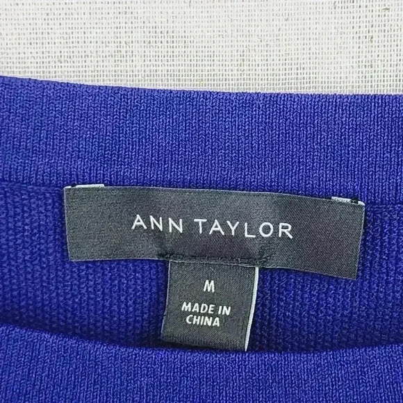 Ann Taylor Scoop neck Fringe Sweater Women's M 3513C - Picture 4 of 7